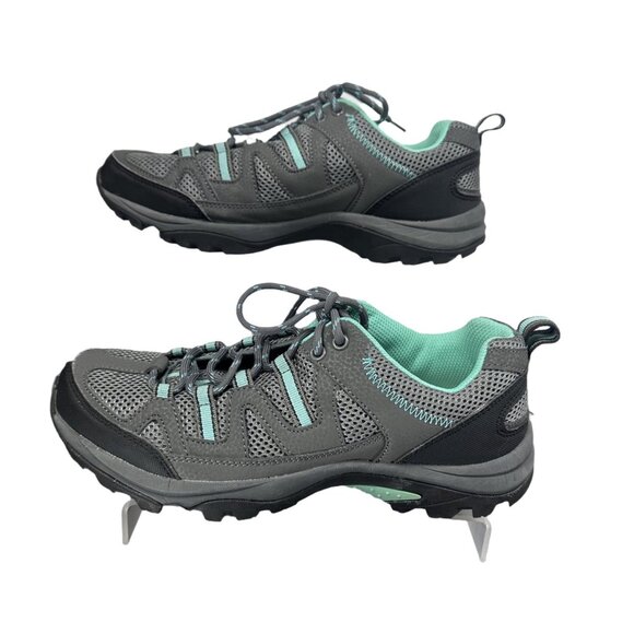 Nord Trail Mt. Evans Hiking Shoes Charcoal Mint 8.5 (No Insoles) - Picture 6 of 8